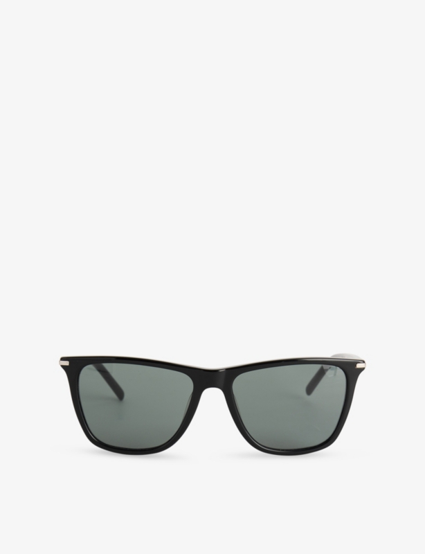EY101004 Blake acetate and steel rectangle sunglasses