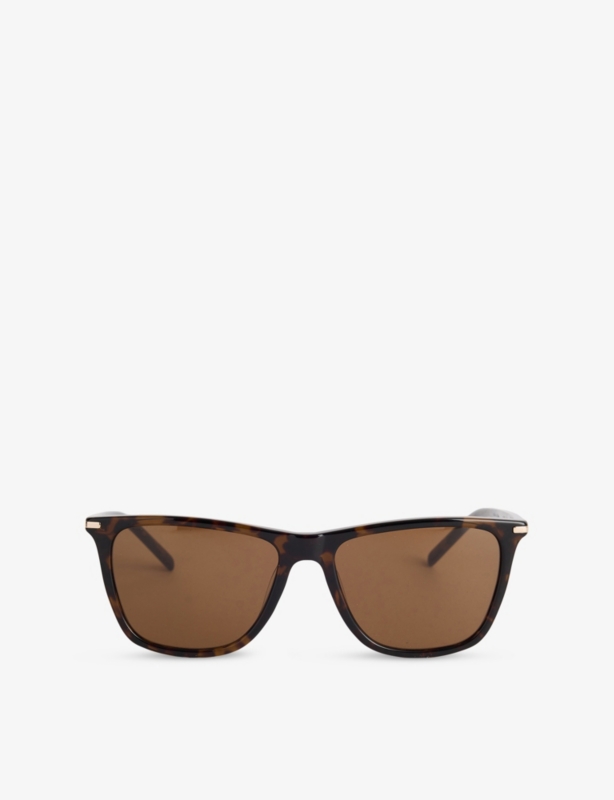EY101204 Blake acetate and steel rectangle sunglasses
