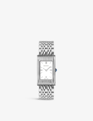 Boucheron Wa030411 Reflet Medium Stainless-steel Automatic Watch In Silver