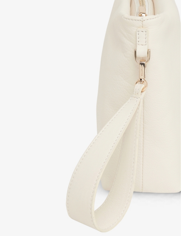 Avah leather clutch bag