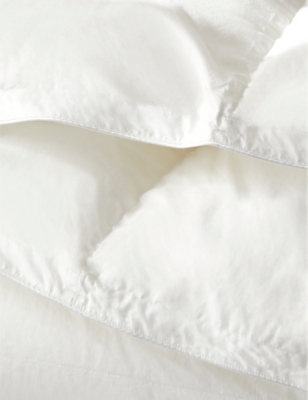 Shop The White Company Muscovy 10.5 Tog Single Cotton-down Duvet In None/clear