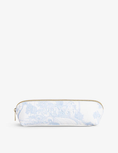 TED BAKER: Kabira graphic-print faux-leather brush case