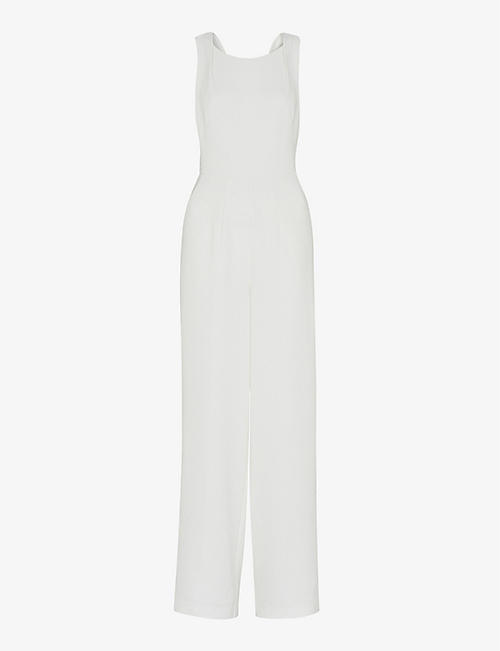WHISTLES: Thelma wide-leg woven wedding jumpsuit