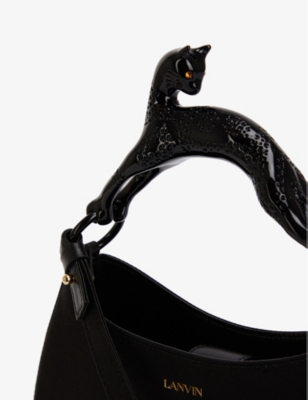 LANVIN Cat satin cross-body bag