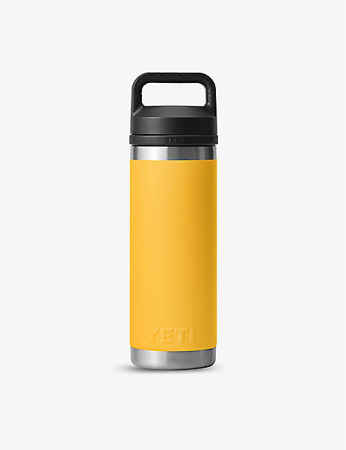 YETI: Rambler 18oz brand-print stainless steel bottle 532ml