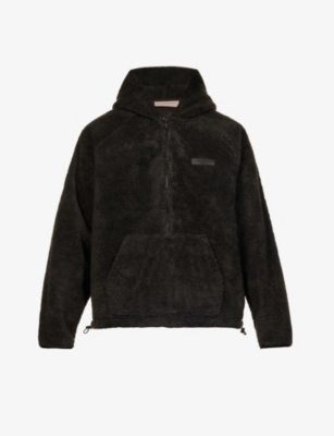 FEAR OF GOD ESSENTIALS - ESSENTIALS brand-tab fleece jacket 