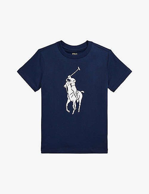 RALPH LAUREN: Big Pony brand-print cotton T-shirt 5-7 years