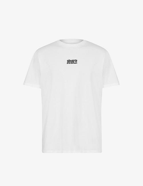 ALLSAINTS: Refract logo-print organic-cotton T-shirt