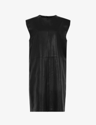 All saints shop leather dress