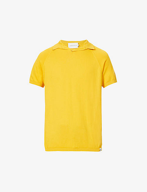 PEREGRINE: Emery slim-fit cotton-knit polo shirt