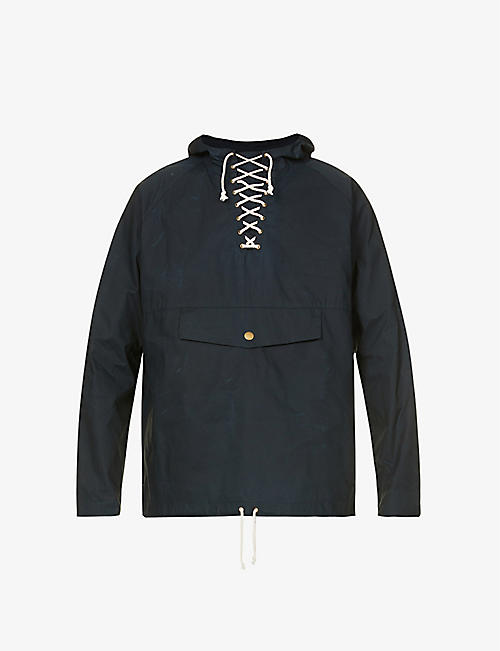 PEREGRINE: Alpine hooded cotton jacket