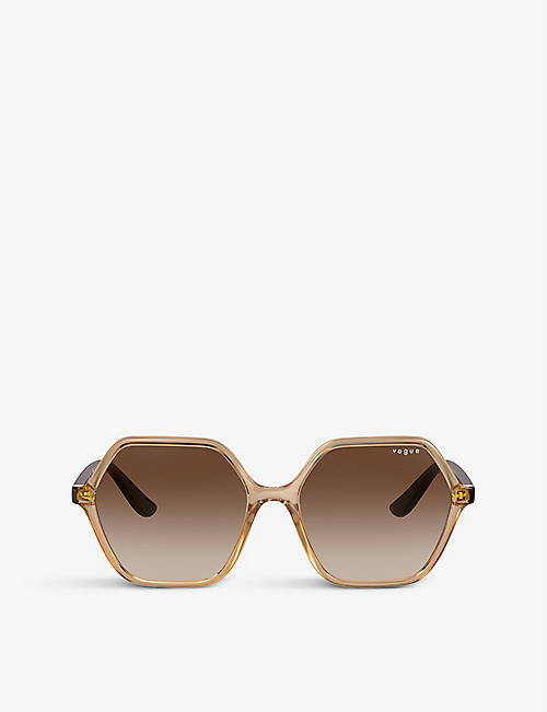 VOGUE: VO5361S irregular-frame acetate sunglasses