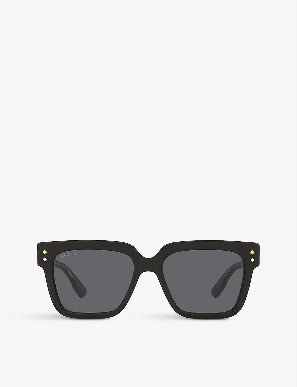 Gucci Womens Black Gg1084s Square-frame Acetate Sunglasses