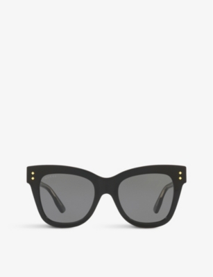GUCCI: GG1082S cat-eye acetate sunglasses