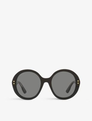 ? Oginal New GUCCIGG1081S Round-Frame Acetate Sunglasses ? Oginal New GUCCIGG1081S Round-Frame Acetate Sunglasses main image 3