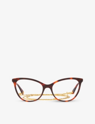 GUCCI: GG1079O cat eye-frame acetate optical glasses