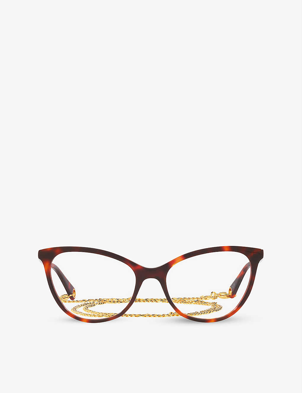 Gucci Gg1079o Cat Eye-frame Acetate Optical Glasses In Brown