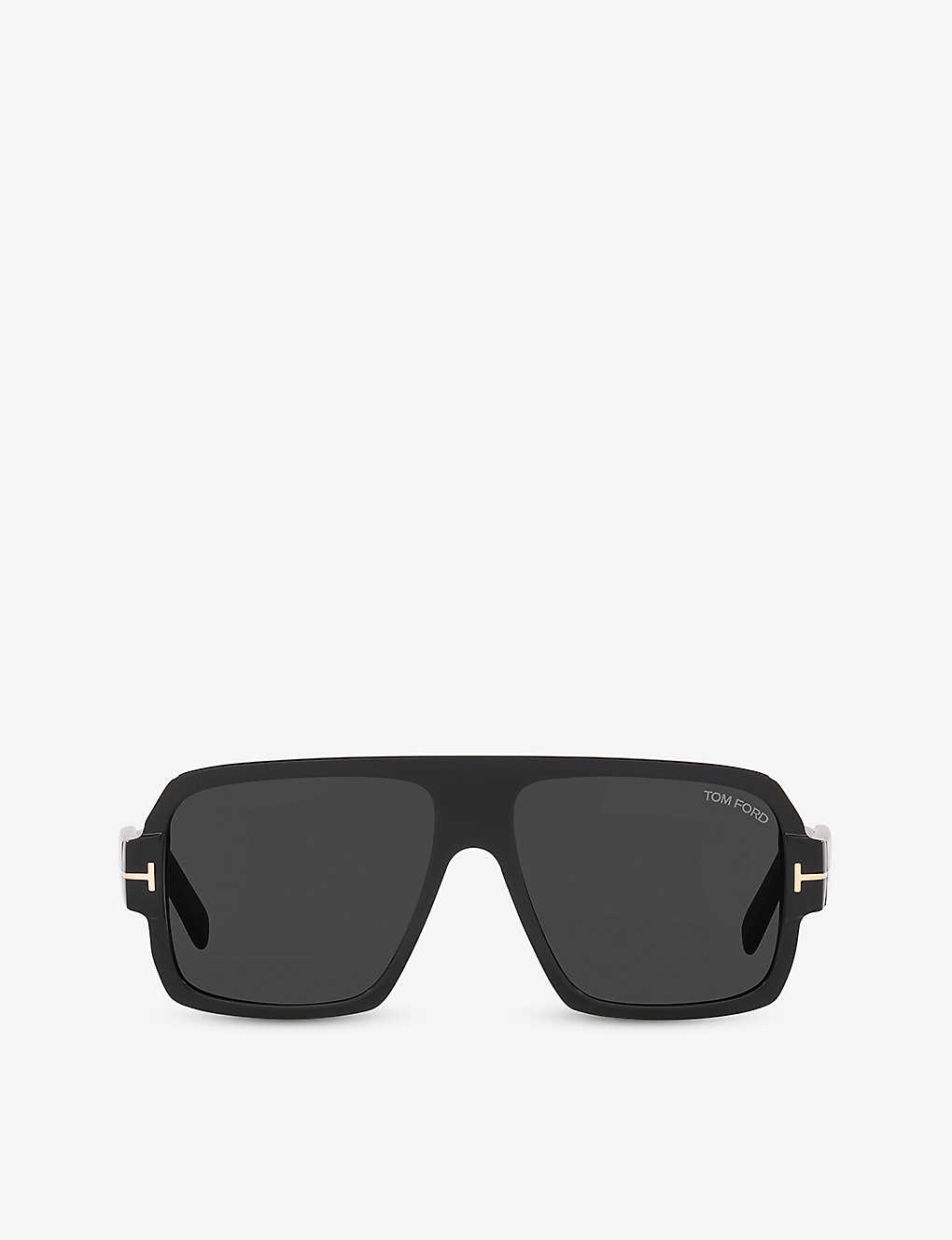 Tom Ford Ft0933 Camden Square-frame Acetate Sunglasses In Black