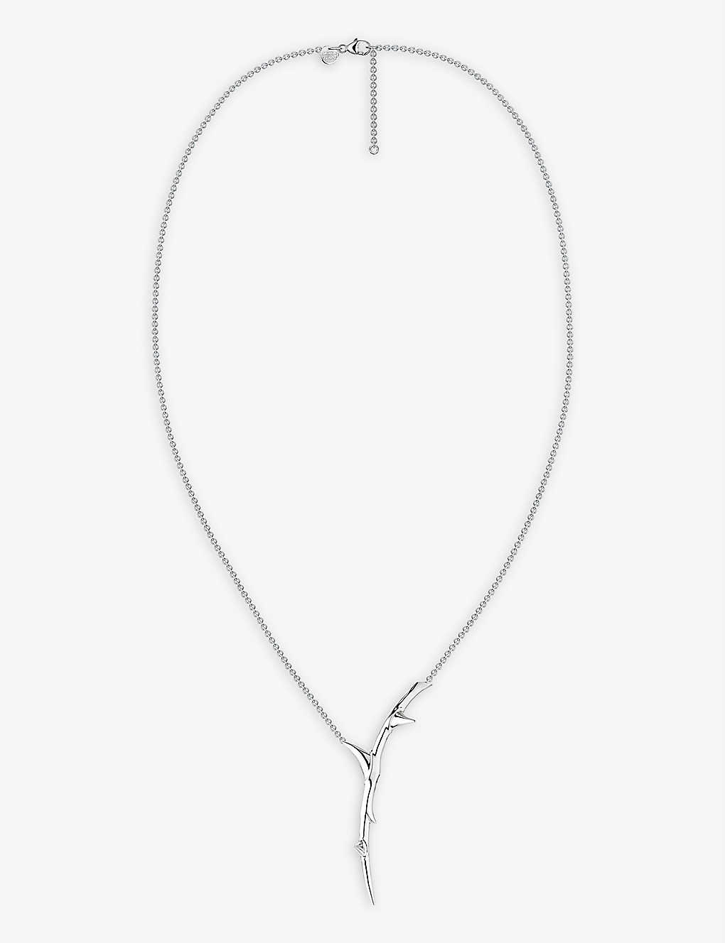 Shaun Leane Rose Thorn Sterling-silver Pendant Necklace