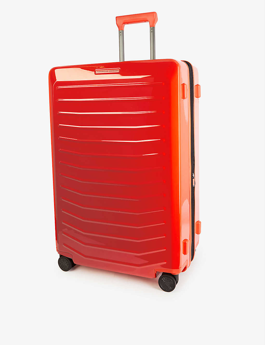 Porsche Design Road Four-wheel Shell Suitcase 78cm In Orange