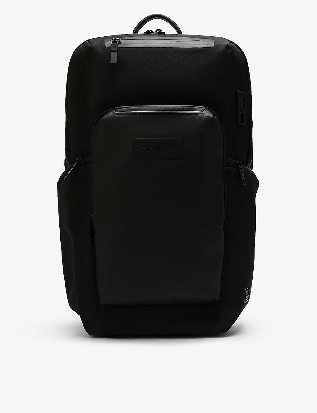 Porsche Design Urban Eco Recycled-polyester Backpack In Black