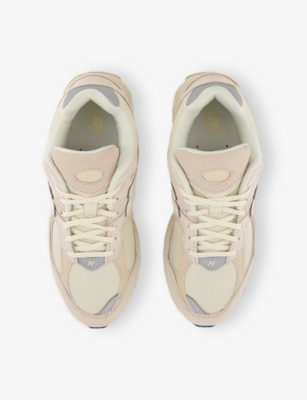 2002R panelled suede and mesh trainers