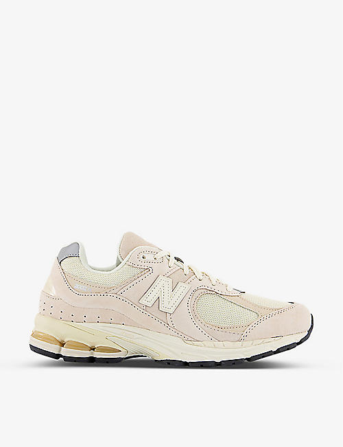 NEW BALANCE: 2002R panelled suede and mesh trainers
