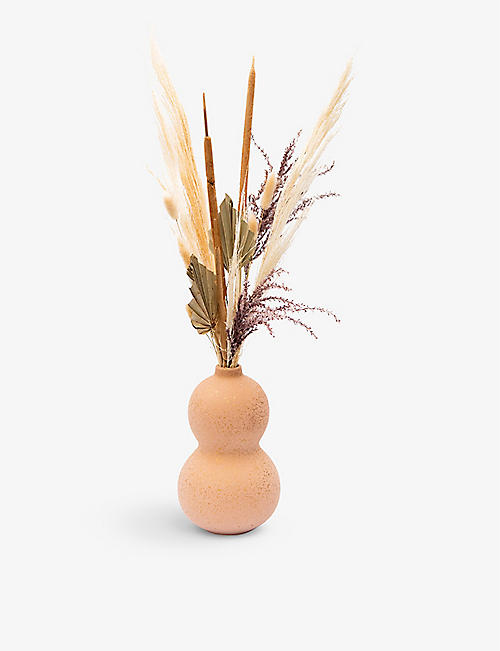 YOUR LONDON FLORIST: Savanna medium dried bouquet with vase