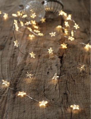 THE WHITE COMPANY: Star-shaped LED fairy lights 4m