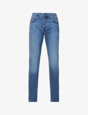 NEUW: Iggy slim-fit straight-leg cotton-blend jeans