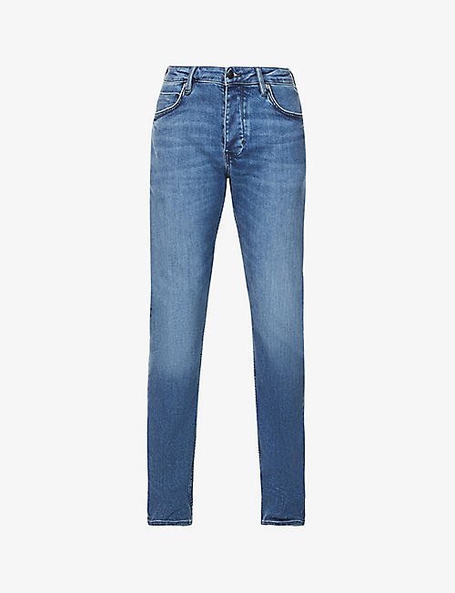 NEUW: Iggy slim-fit straight-leg cotton-blend jeans