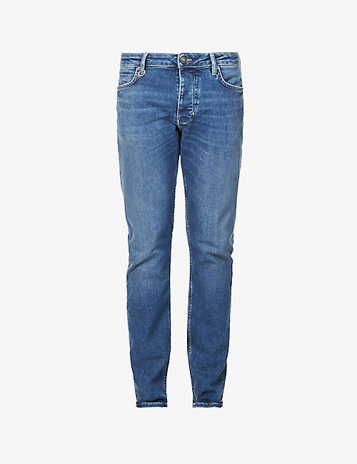 NEUW: Lou slim-fit straight cotton-blend jeans