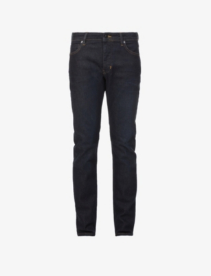 NEUW: Lou slim-fit straight cotton-blend jeans