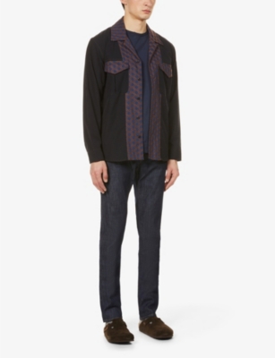 FRAME: L'Homme mid-rise straight-leg stretch-denim jeans