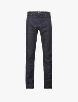 FRAME: L'Homme mid-rise straight-leg stretch-denim jeans