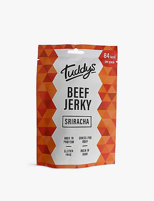 TUDDY'S: Sriracha beef jerky 28g x 12