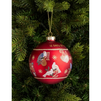 SELFRIDGES EDIT: 12 Days glass ball Christmas decoration