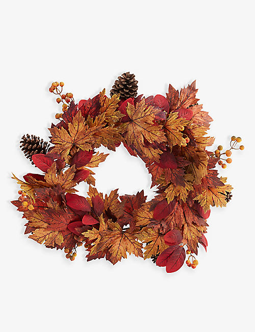 6 x Luxury Gold Christmas Picks Bauble Parcel & Apple Wreaths Garlands Floristry by A1-Homes 