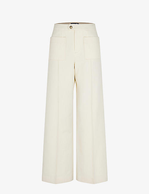 SOEUR: Harry twin-pocket cotton trousers