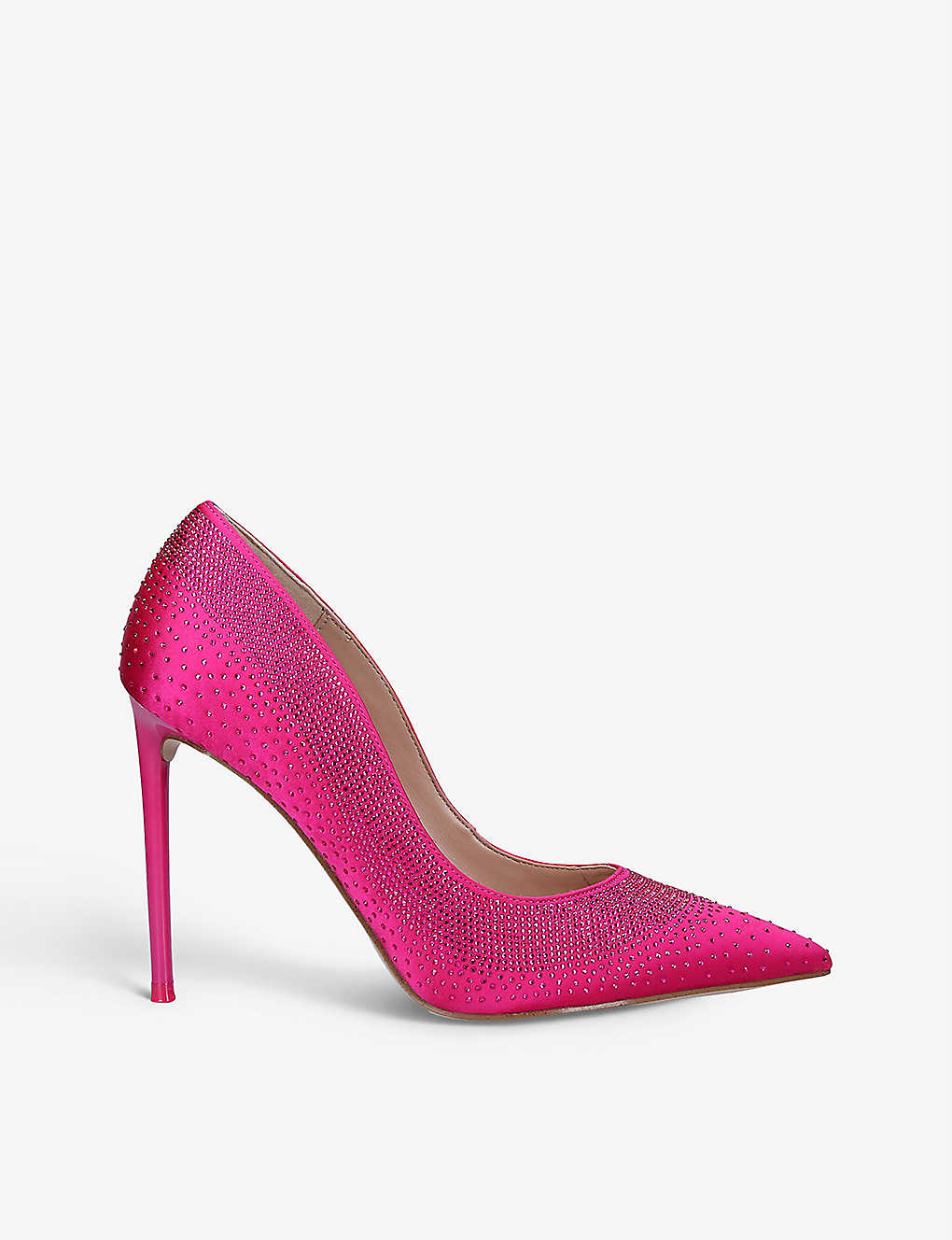 Valorous diamante-embellished satin court shoes Selfridges & Co Women Shoes High Heels Heels Heeled Pumps 