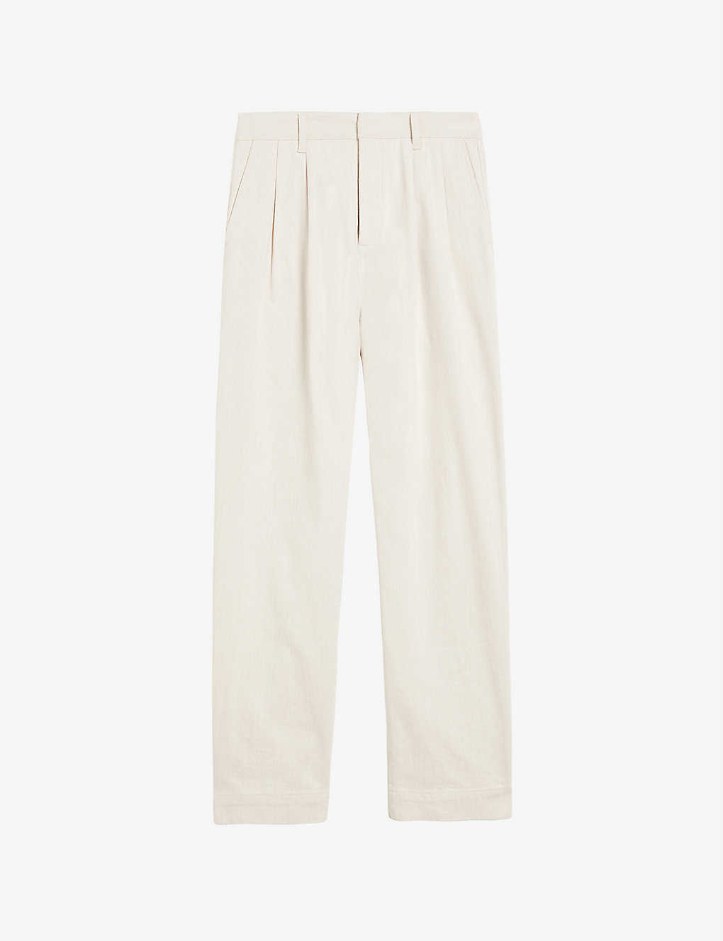 TED BAKER TALBOT REGULAR-FIT STRAIGHT-LEG STRETCH-COTTON TROUSERS