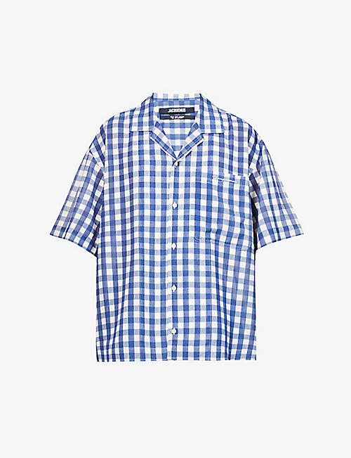 JACQUEMUS: Le Chemise Jean relaxed-fit woven shirt