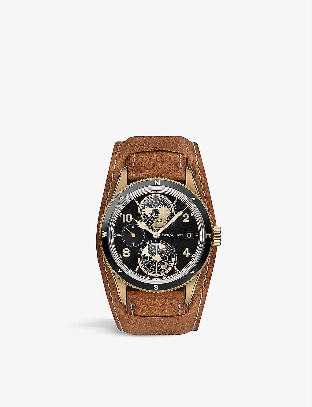 Montblanc Mens Black 119909 1858 Geosphere Limited Edition Bronze Watch