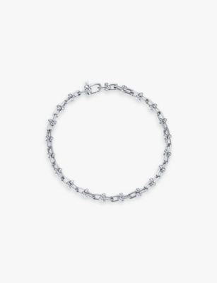 TIFFANY & CO: Tiffany HardWear sterling-silver link bracelet