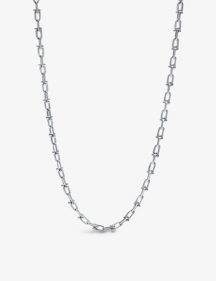 TIFFANY & CO: Tiffany HardWear Graduated Link sterling-silver necklace