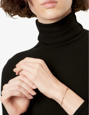 TIFFANY & CO: Tiffany T Smile 18ct rose-gold bracelet