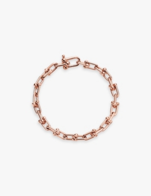 Tiffany & Co Womens Rose Gold Tiffany Hardwear 18ct Rose-gold Link Bracelet