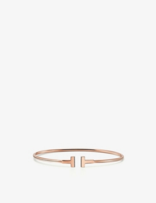 Tiffany t rose sales gold wire bracelet