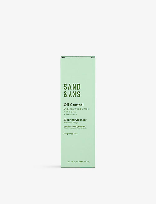 SAND & SKY: Oil Control clearing cleanser 120ml
