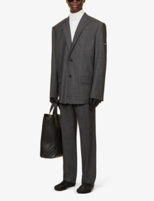 mens balenciaga suit